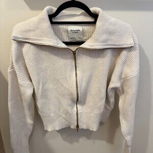 Abercrombie Double Zipper Cardigan